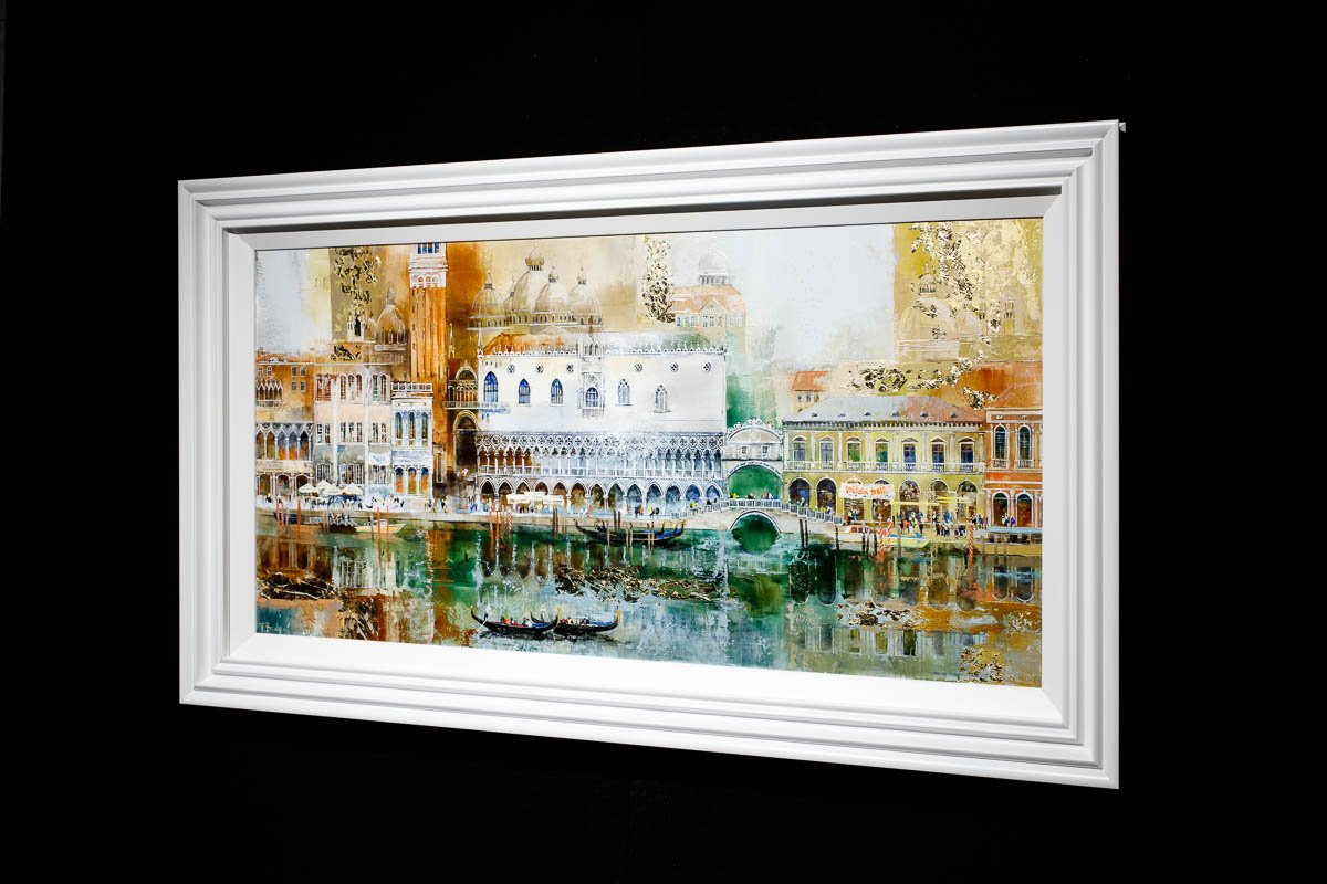 Grand Canal, Venice - Original Veronika Benoni Framed