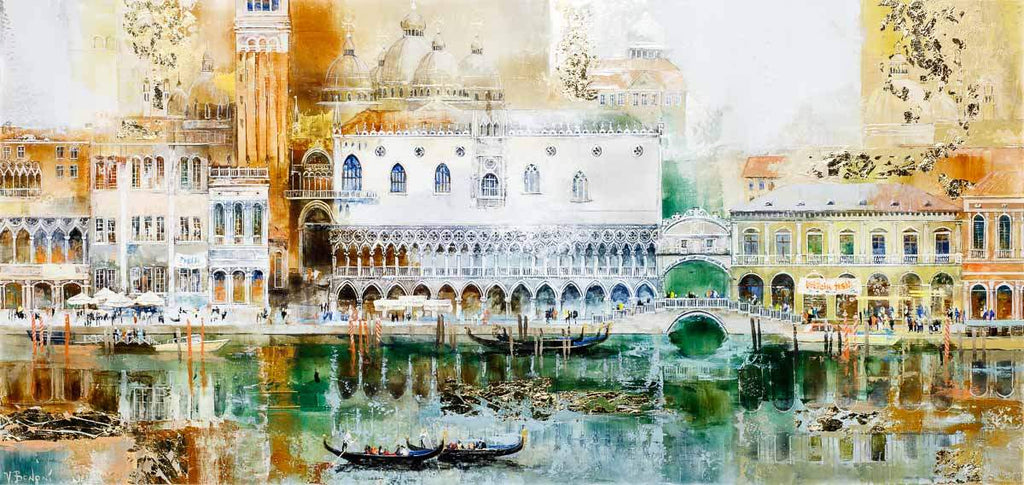 Grand Canal, Venice - Original - SOLD by artist Veronika Benoni - Wyecliffe Galleries