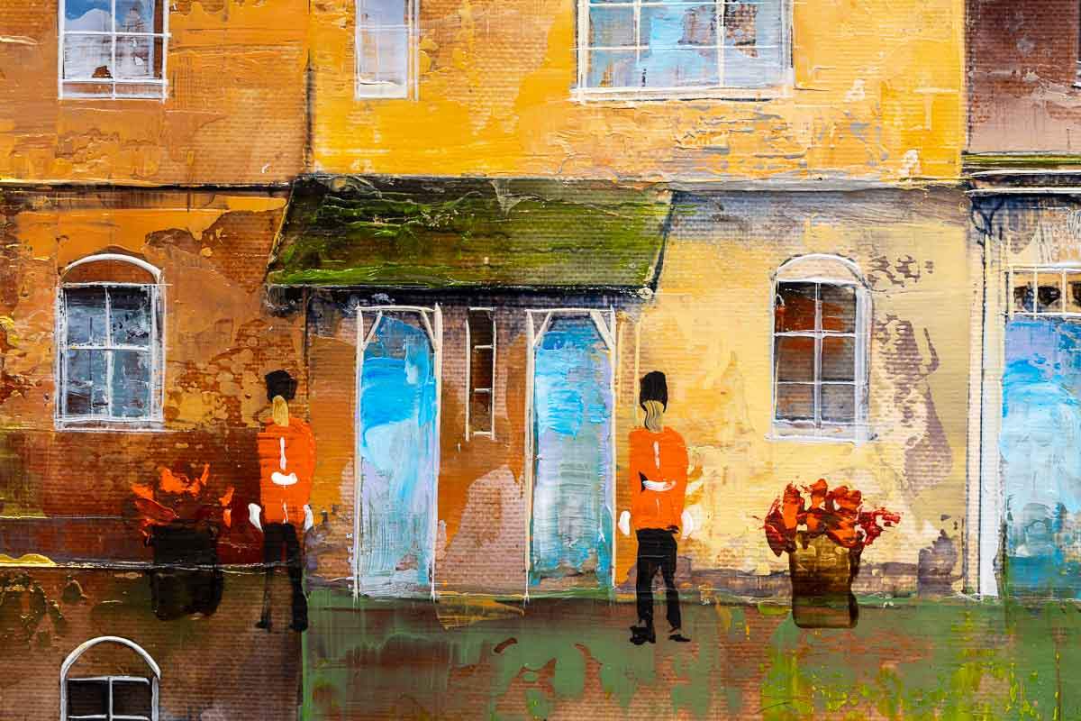 Guarding Her Majesty - Original - SOLD by artist Veronika Benoni - Wyecliffe Galleries