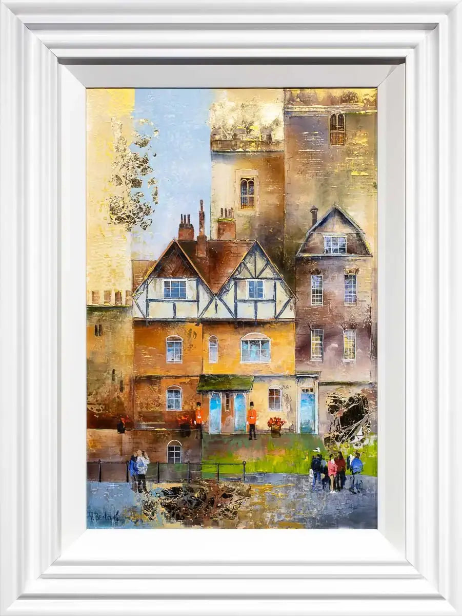 Guarding Her Majesty - Original - SOLD by artist Veronika Benoni - Wyecliffe Galleries