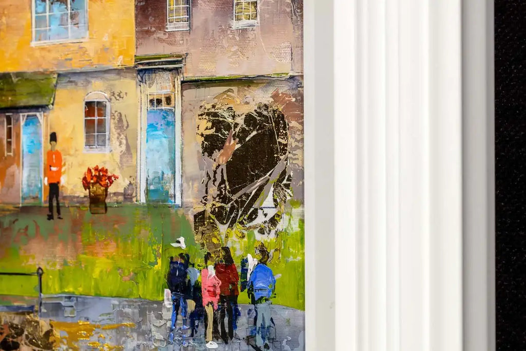 Guarding Her Majesty - Original - SOLD by artist Veronika Benoni - Wyecliffe Galleries