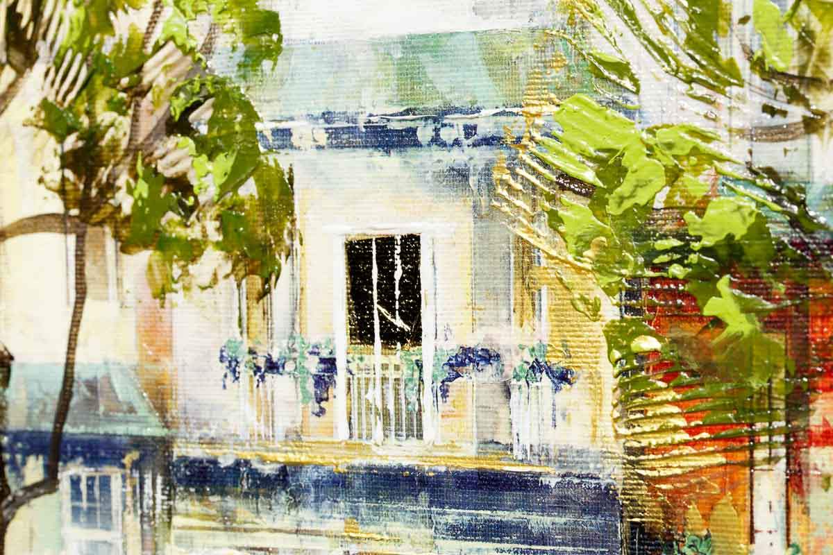 High Street Stroll - Original - SOLD by artist Veronika Benoni - Wyecliffe Galleries