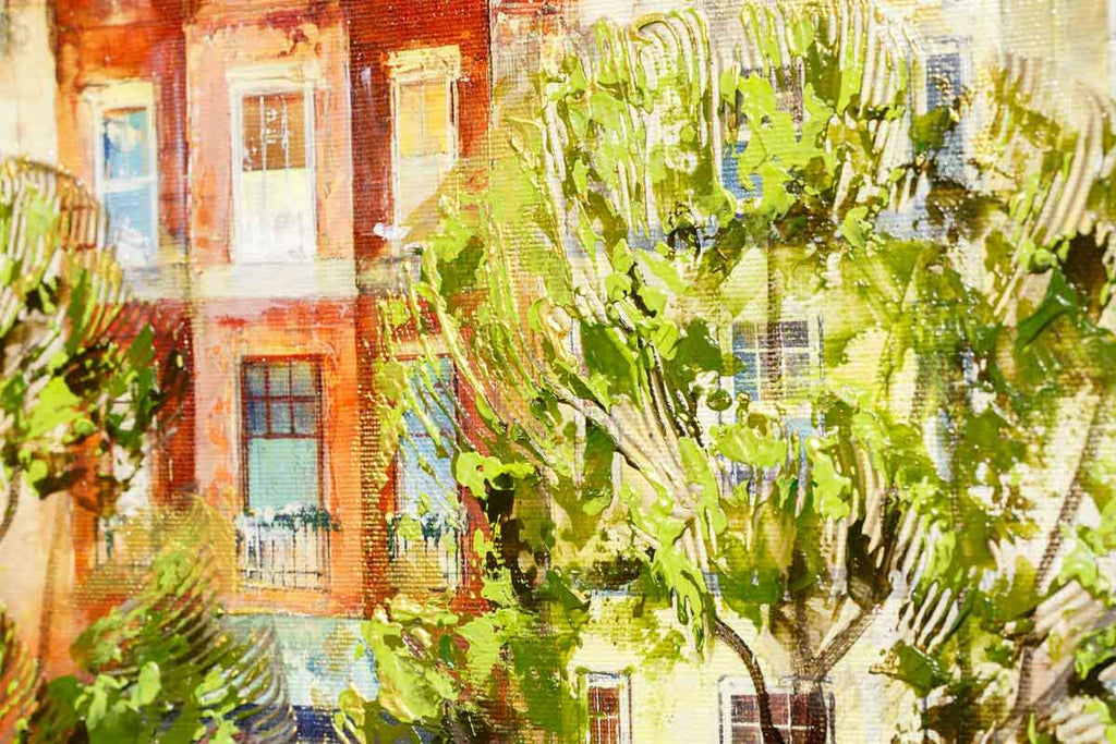 High Street Stroll - Original - SOLD by artist Veronika Benoni - Wyecliffe Galleries