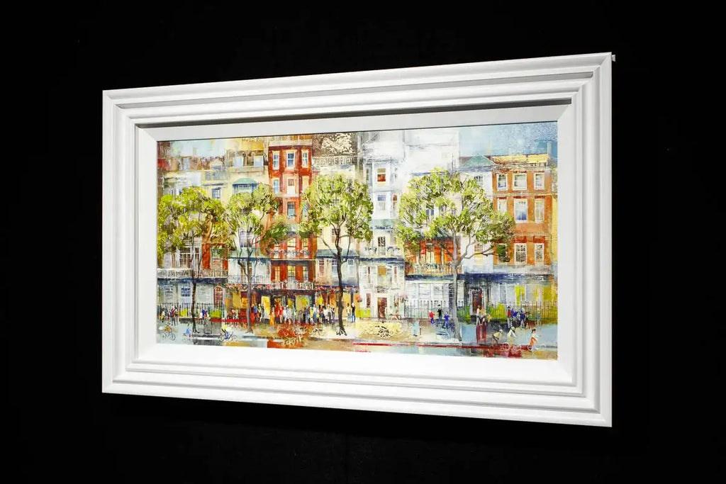 High Street Stroll - Original - SOLD by artist Veronika Benoni - Wyecliffe Galleries