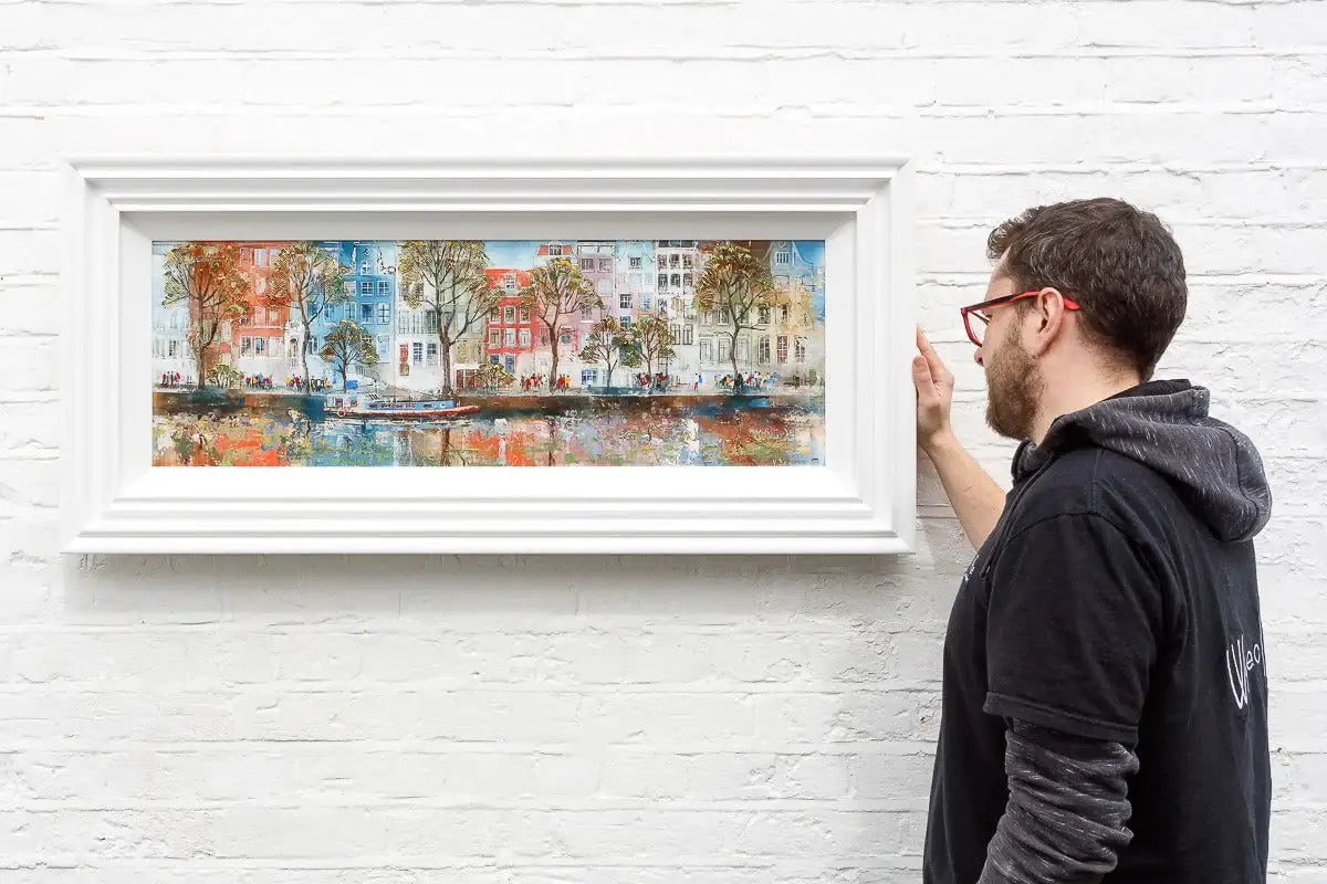 Lazy Day in Amsterdam - Original - SOLD by artist Veronika Benoni - Wyecliffe Galleries