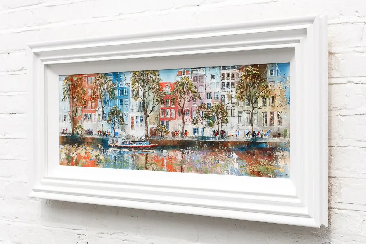 Lazy Day in Amsterdam - Original - SOLD by artist Veronika Benoni - Wyecliffe Galleries