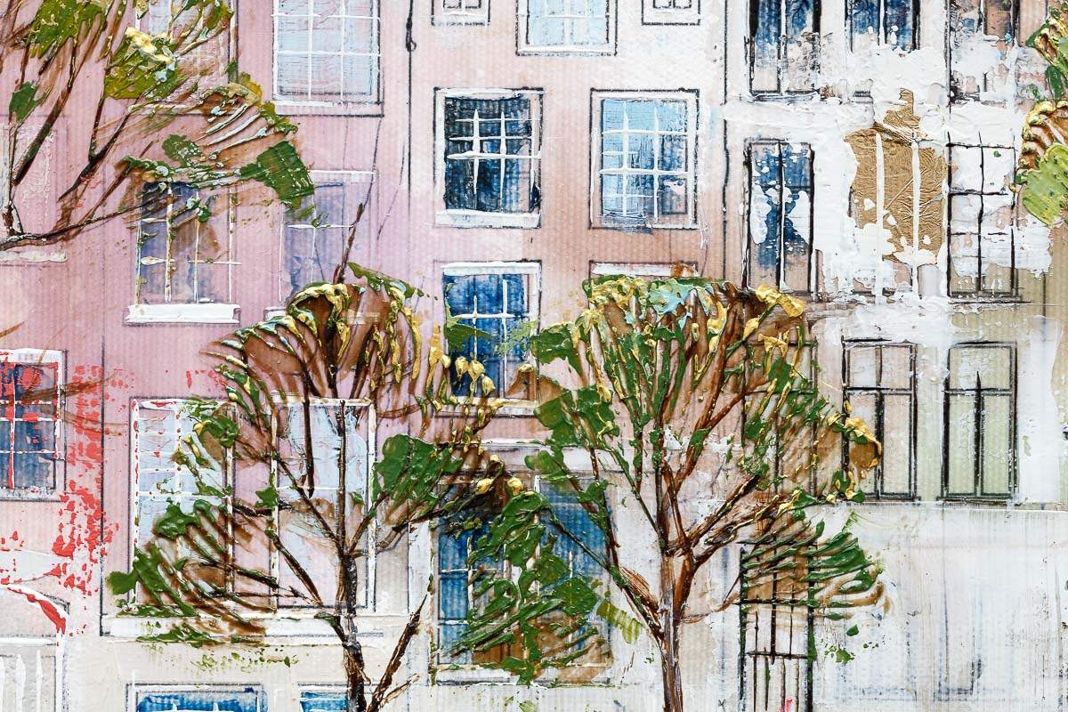 Lazy Day in Amsterdam - Original - SOLD by artist Veronika Benoni - Wyecliffe Galleries