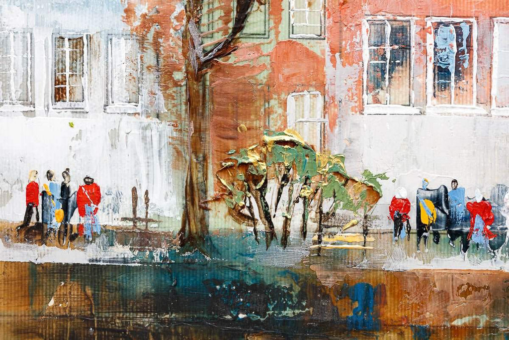 Lazy Day in Amsterdam - Original - SOLD by artist Veronika Benoni - Wyecliffe Galleries