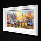 Life in Amsterdam - Original - SOLD by artist Veronika Benoni - Wyecliffe Galleries
