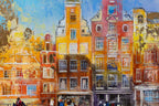 Life in Amsterdam - Original - SOLD by artist Veronika Benoni - Wyecliffe Galleries
