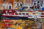 Life in Amsterdam - Original - SOLD by artist Veronika Benoni - Wyecliffe Galleries