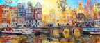 Life in Amsterdam - Original - SOLD by artist Veronika Benoni - Wyecliffe Galleries