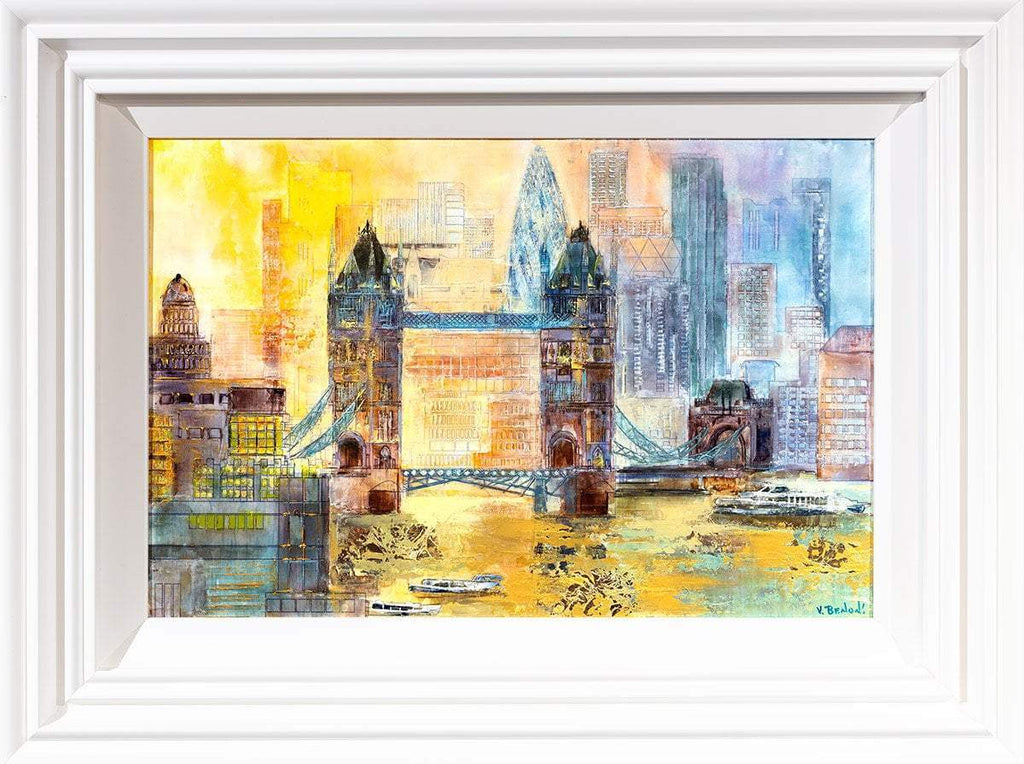 London Bridge - Original - SOLD by artist Veronika Benoni - Wyecliffe Galleries