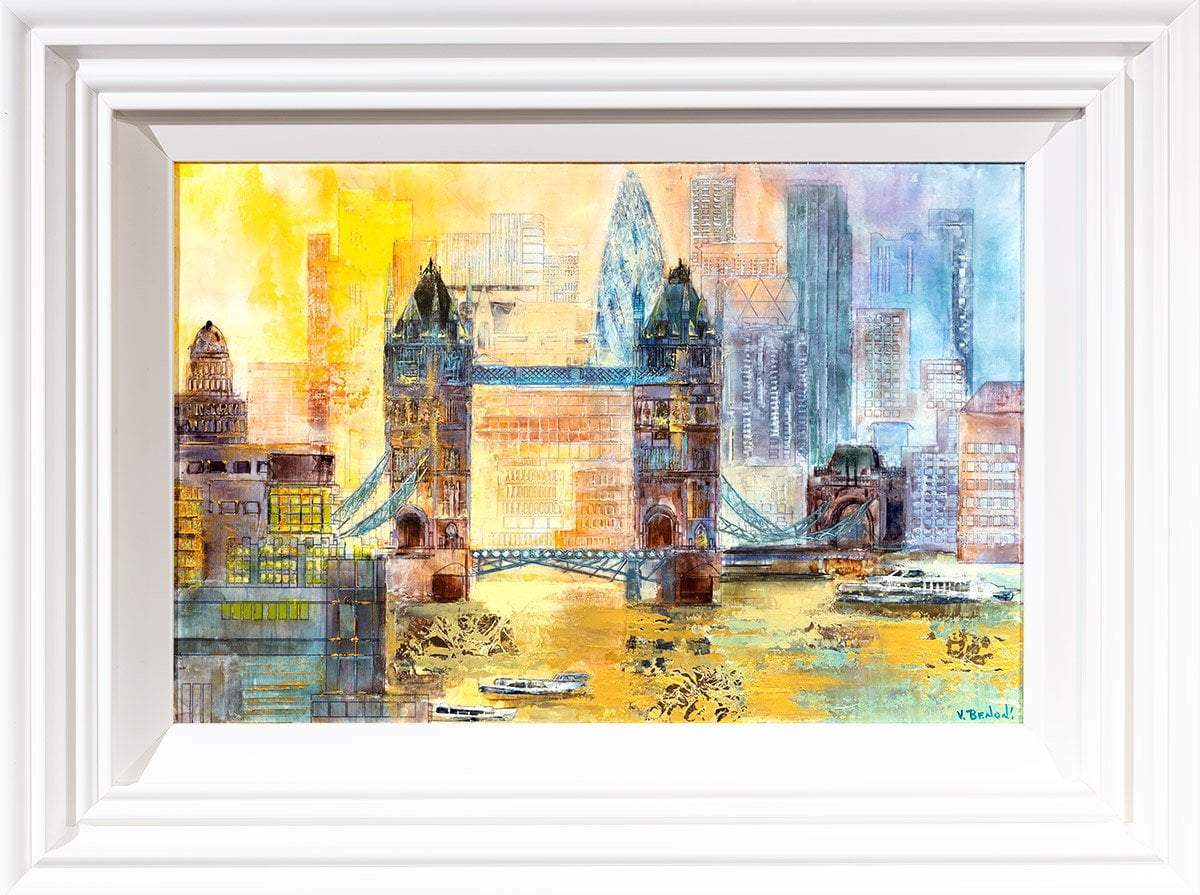 London Bridge - Original - SOLD by artist Veronika Benoni - Wyecliffe Galleries