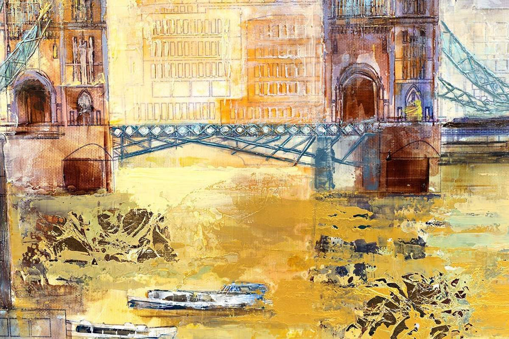 London Bridge - Original - SOLD by artist Veronika Benoni - Wyecliffe Galleries