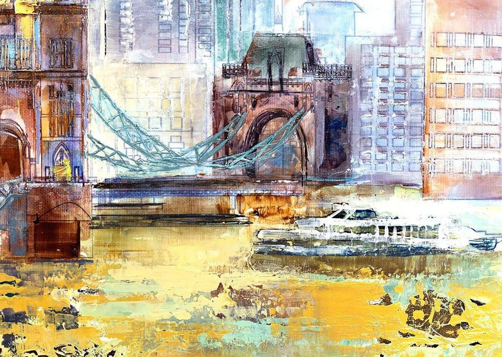 London Bridge - Original - SOLD by artist Veronika Benoni - Wyecliffe Galleries
