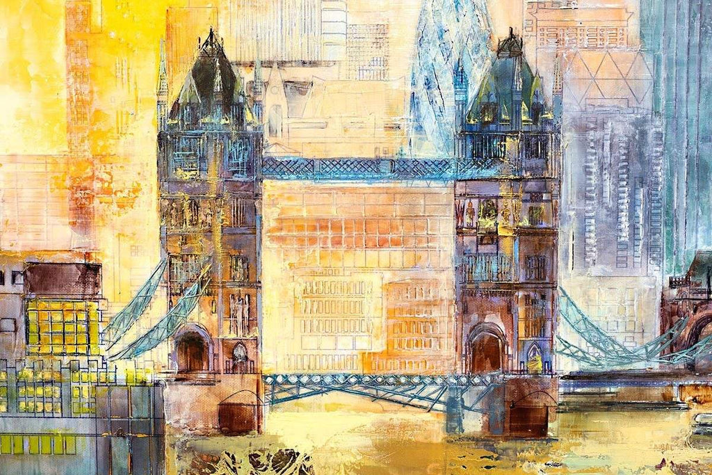 London Bridge - Original - SOLD by artist Veronika Benoni - Wyecliffe Galleries