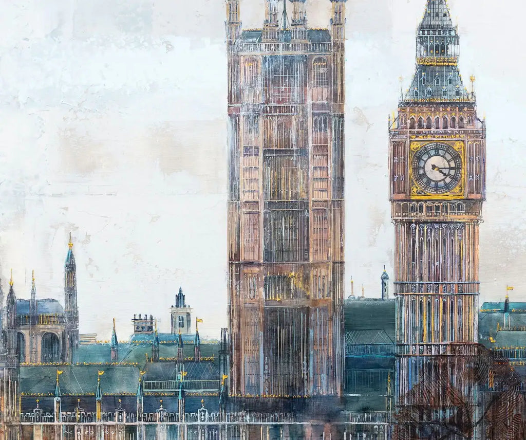 London Days - Original by artist Veronika Benoni - Wyecliffe Galleries
