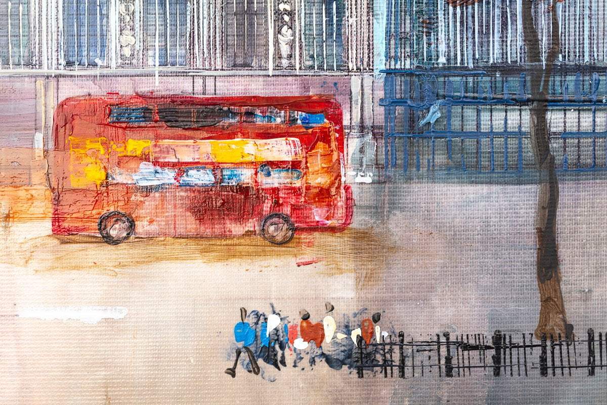 London Days - Original by artist Veronika Benoni - Wyecliffe Galleries