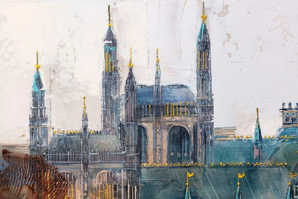 London Days - Original by artist Veronika Benoni - Wyecliffe Galleries