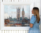 London Days - Original by artist Veronika Benoni - Wyecliffe Galleries