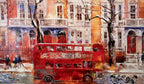London in Winter - SOLD by artist Veronika Benoni - Wyecliffe Galleries