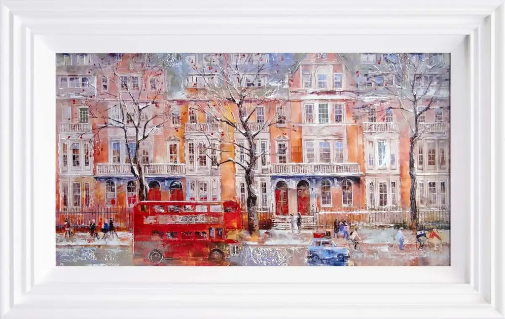 London in Winter - SOLD by artist Veronika Benoni - Wyecliffe Galleries