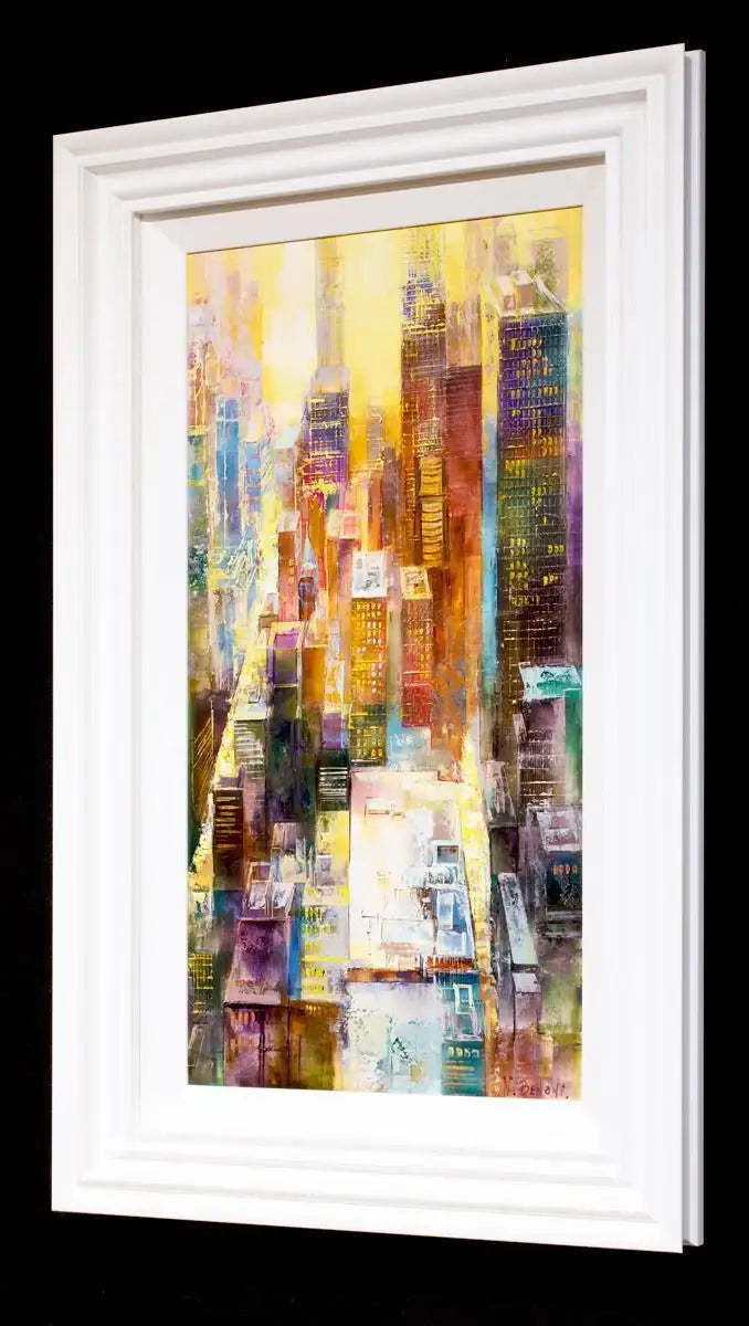 Manhattan Skyline - SOLD by artist Veronika Benoni - Wyecliffe Galleries