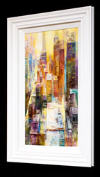 Manhattan Skyline - SOLD by artist Veronika Benoni - Wyecliffe Galleries