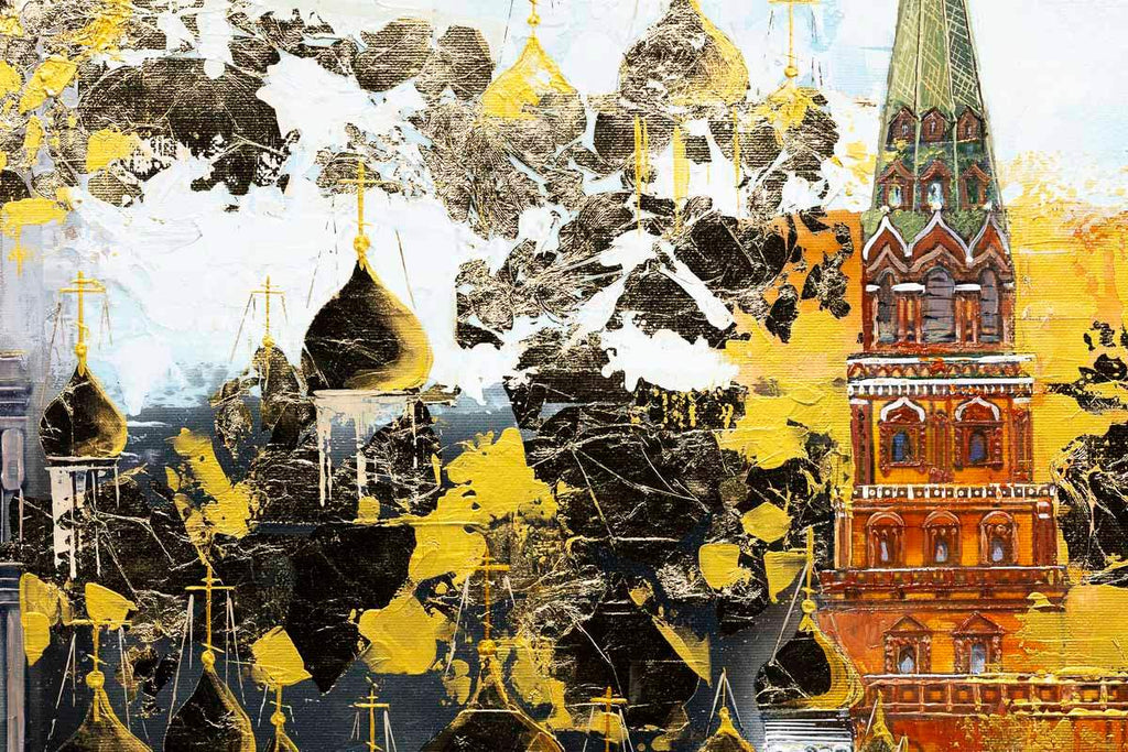 Moments in Moscow - Original - SOLD by artist Veronika Benoni - Wyecliffe Galleries