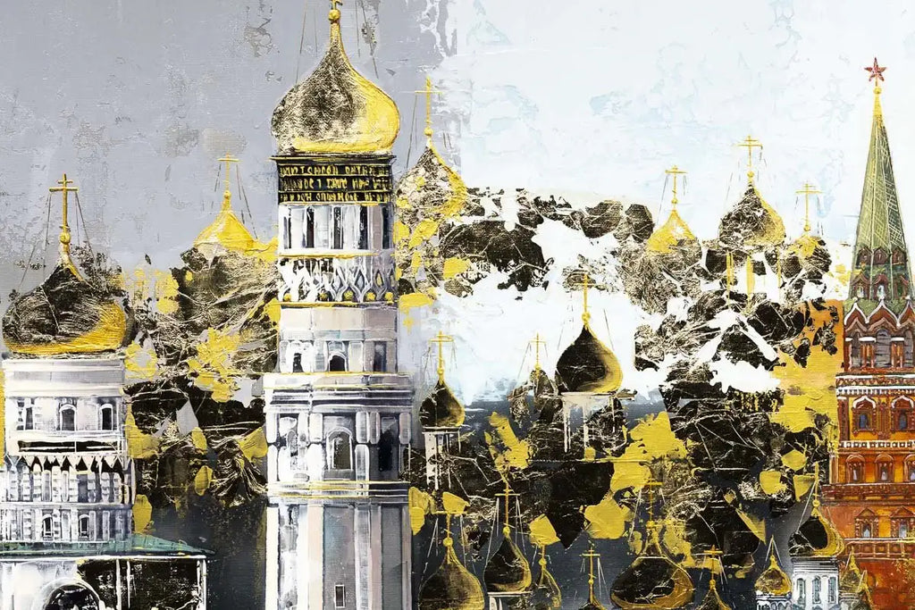 Moments in Moscow - Original - SOLD by artist Veronika Benoni - Wyecliffe Galleries