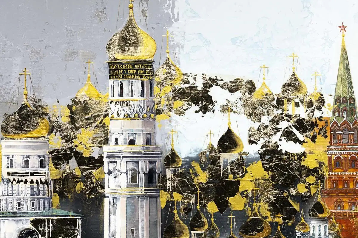 Moments in Moscow - Original - SOLD by artist Veronika Benoni - Wyecliffe Galleries