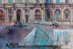 Musée du Louvre - Original by artist Veronika Benoni - Wyecliffe Galleries