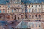Musée du Louvre - Original by artist Veronika Benoni - Wyecliffe Galleries