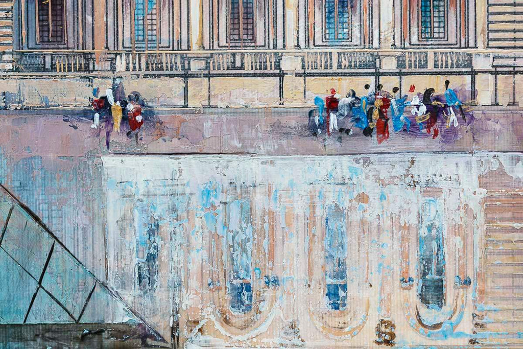 Musée du Louvre - Original by artist Veronika Benoni - Wyecliffe Galleries