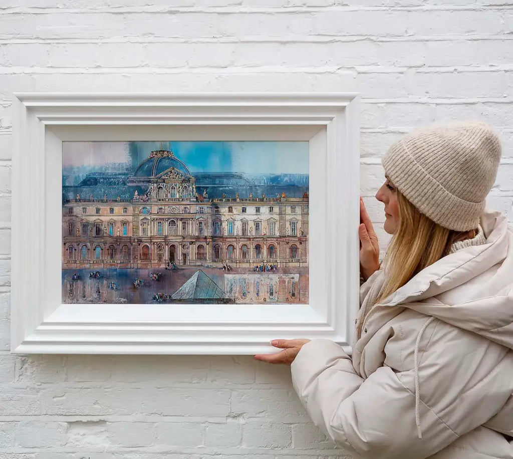 Musée du Louvre - Original by artist Veronika Benoni - Wyecliffe Galleries