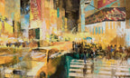 New York Broadway - Original - SOLD by artist Veronika Benoni - Wyecliffe Galleries