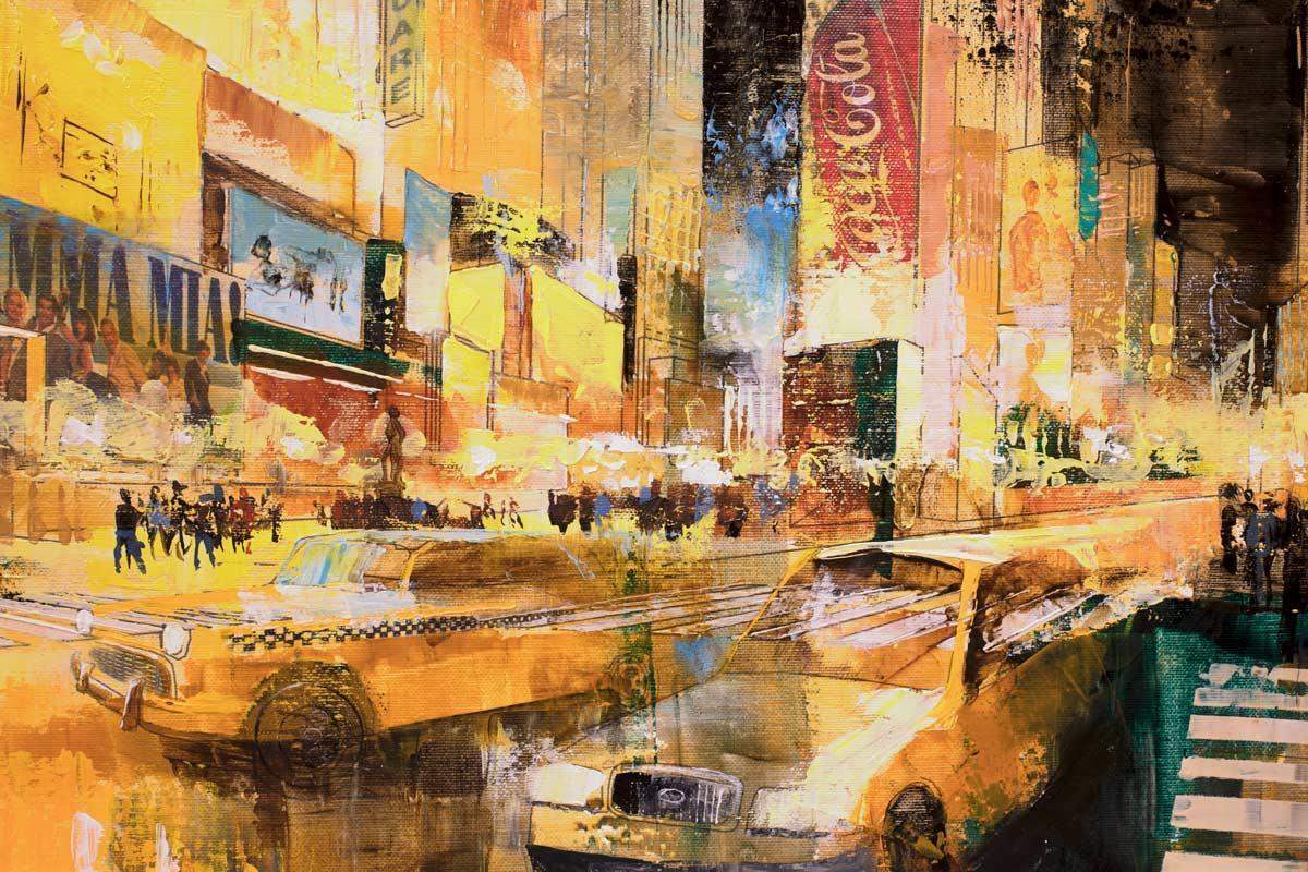 New York Broadway - Original - SOLD by artist Veronika Benoni - Wyecliffe Galleries