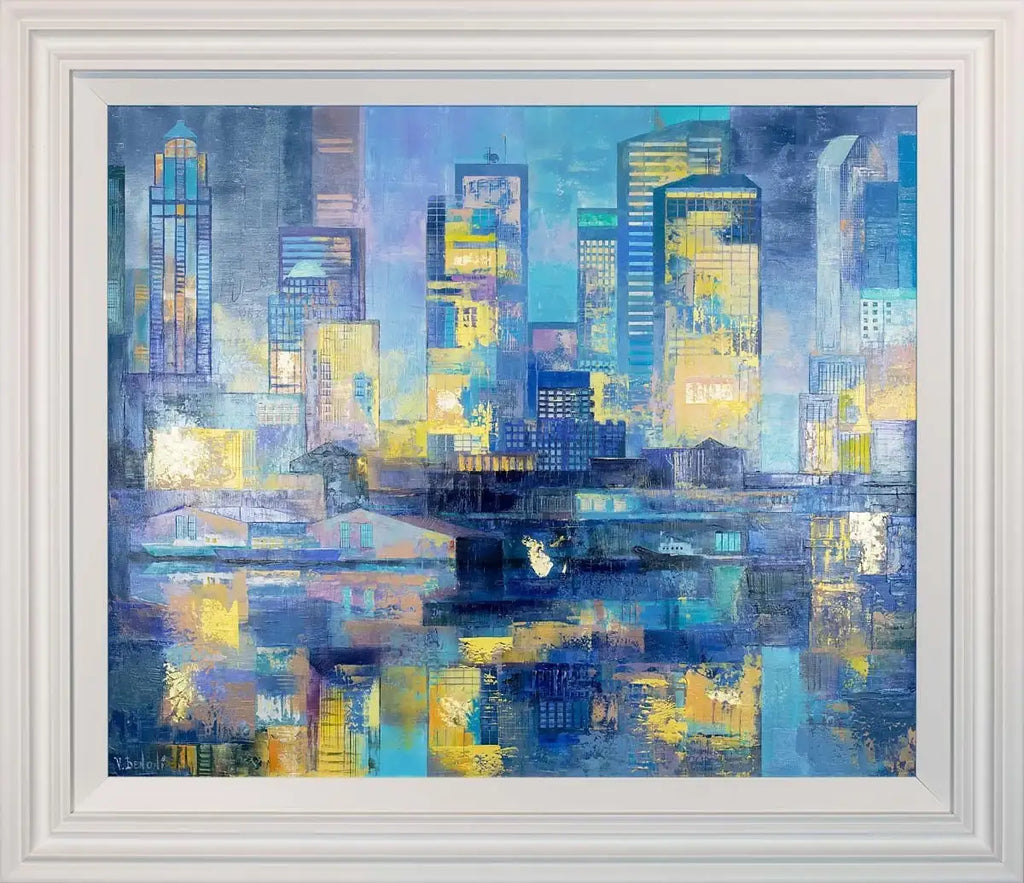 Night City - SOLD by artist Veronika Benoni - Wyecliffe Galleries