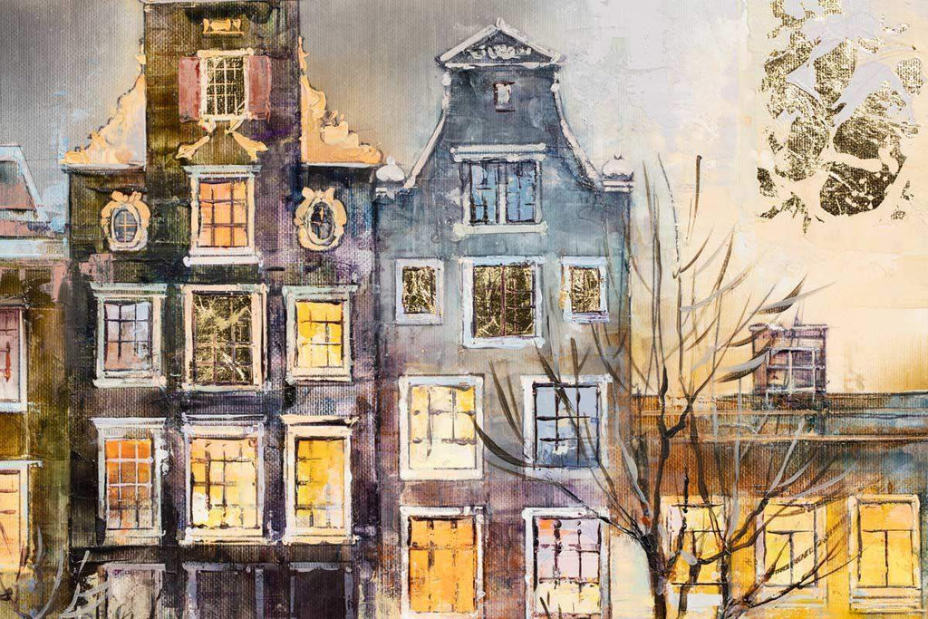 Nighttime Glow - Original - SOLD by artist Veronika Benoni - Wyecliffe Galleries