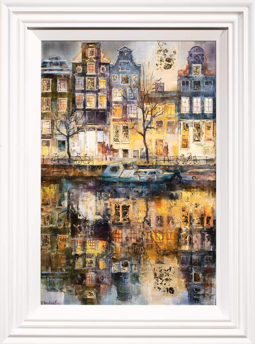 Nighttime Glow - Original - SOLD by artist Veronika Benoni - Wyecliffe Galleries