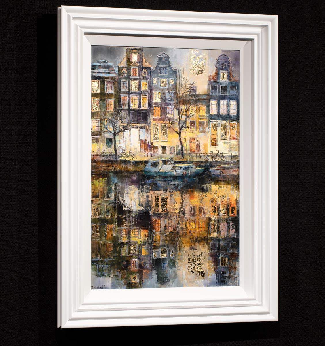 Nighttime Glow - Original - SOLD by artist Veronika Benoni - Wyecliffe Galleries