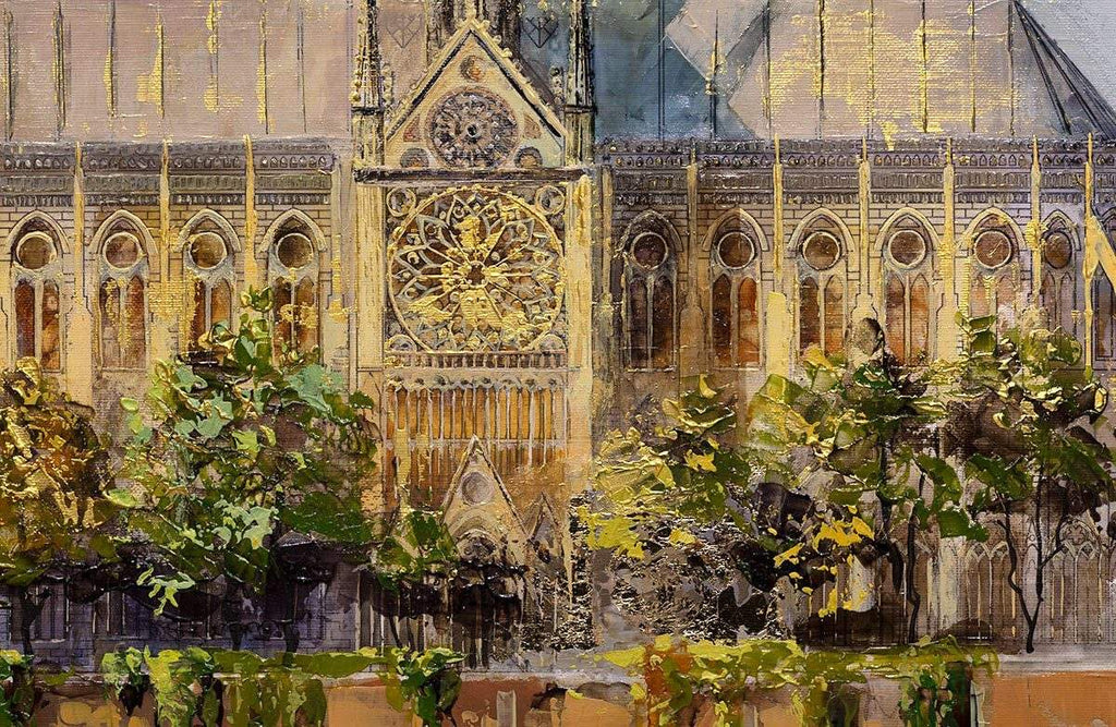 Notre Dame De Paris - Original - SOLD by artist Veronika Benoni - Wyecliffe Galleries