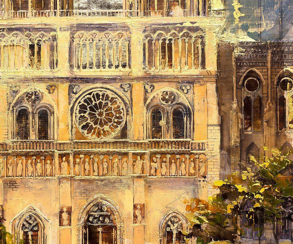 Notre Dame De Paris - Original - SOLD by artist Veronika Benoni - Wyecliffe Galleries
