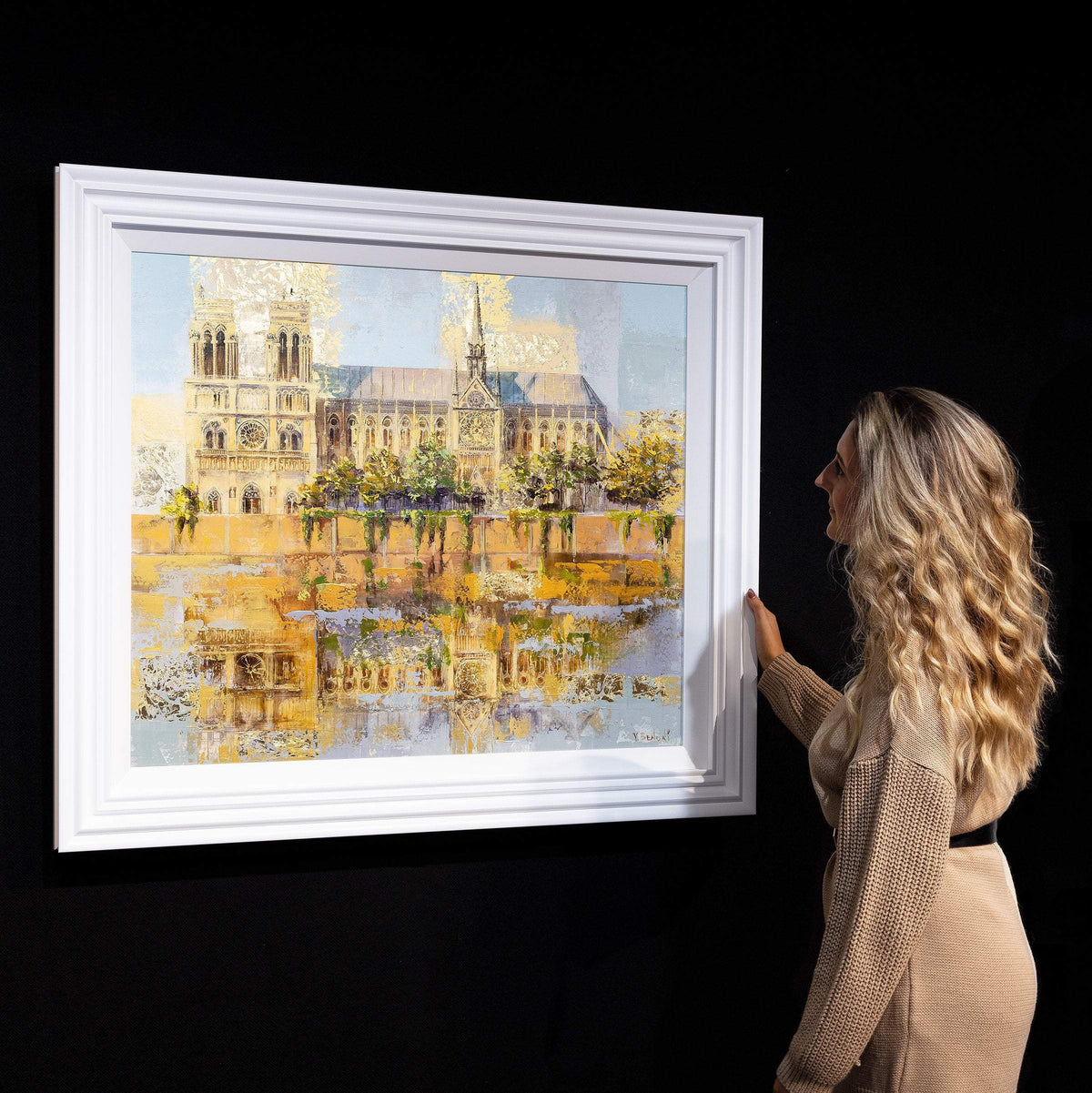 Notre Dame De Paris - Original Veronika Benoni Framed