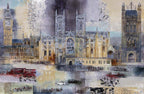 Passing Parliament - Original - SOLD by artist Veronika Benoni - Wyecliffe Galleries