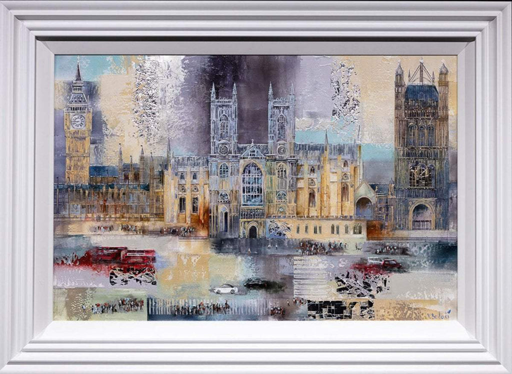Passing Parliament - Original - SOLD by artist Veronika Benoni - Wyecliffe Galleries