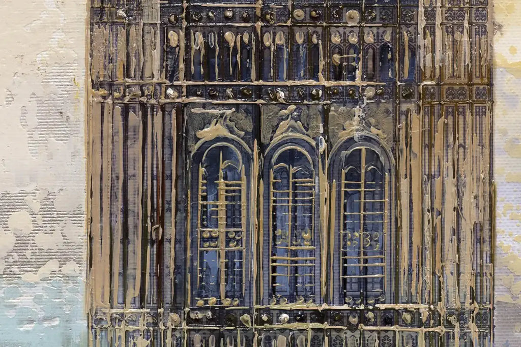 Passing Parliament - Original - SOLD by artist Veronika Benoni - Wyecliffe Galleries