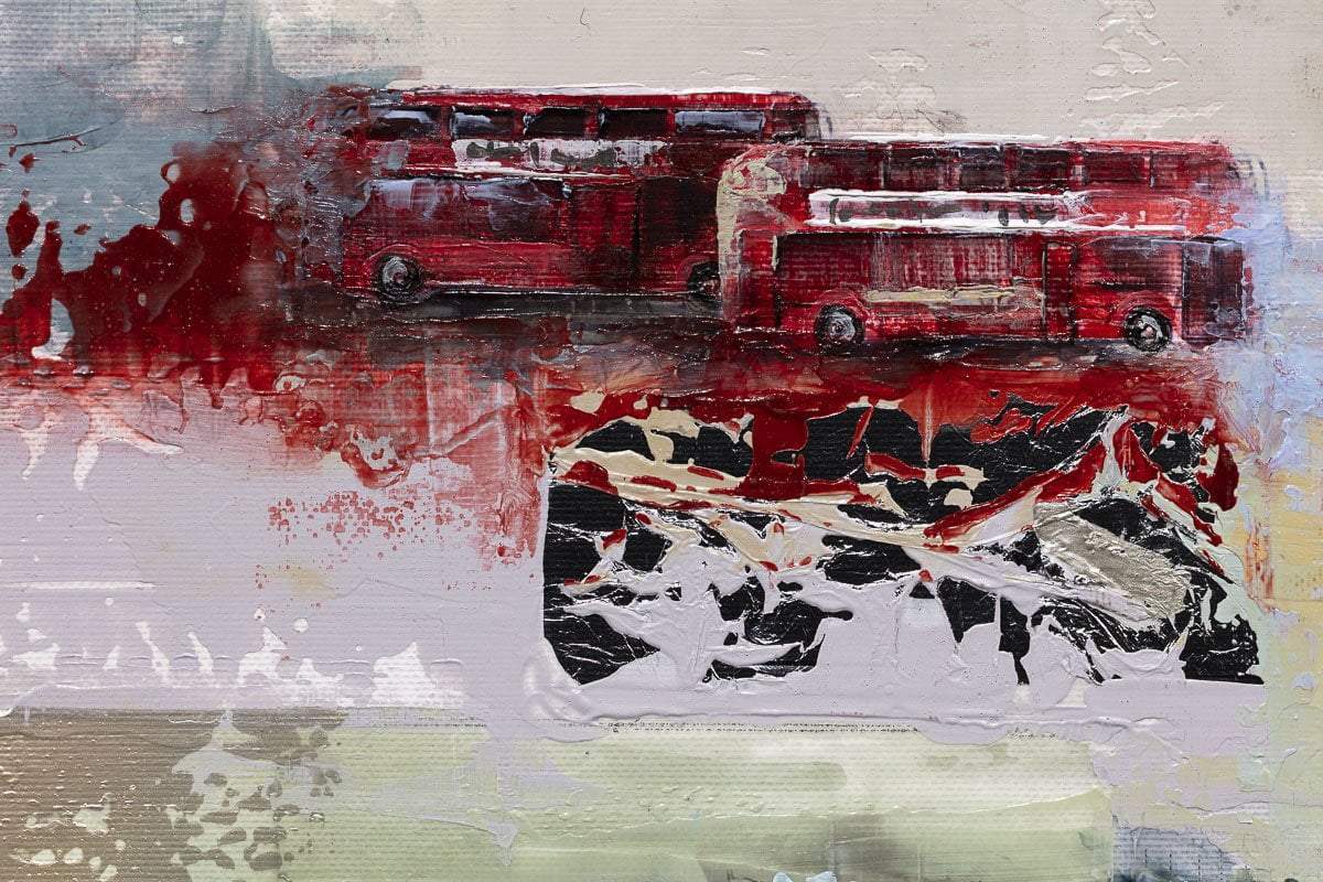 Passing Parliament - Original - SOLD by artist Veronika Benoni - Wyecliffe Galleries