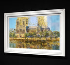 Paved in Gold - Original - SOLD by artist Veronika Benoni - Wyecliffe Galleries